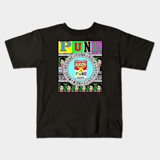 punk sid soup art Kids T-Shirt